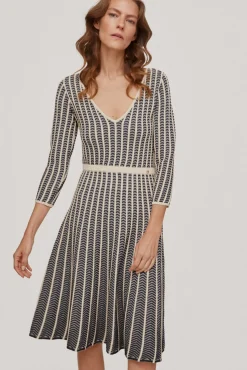 Vestido Midi Zigzag Bicolor^Pedro del Hierro Sale