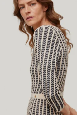 Vestido Midi Zigzag Bicolor^Pedro del Hierro Sale