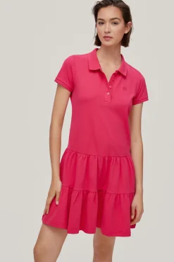 Vestido Polo Manga Corta Volantes^Pedro del Hierro Store