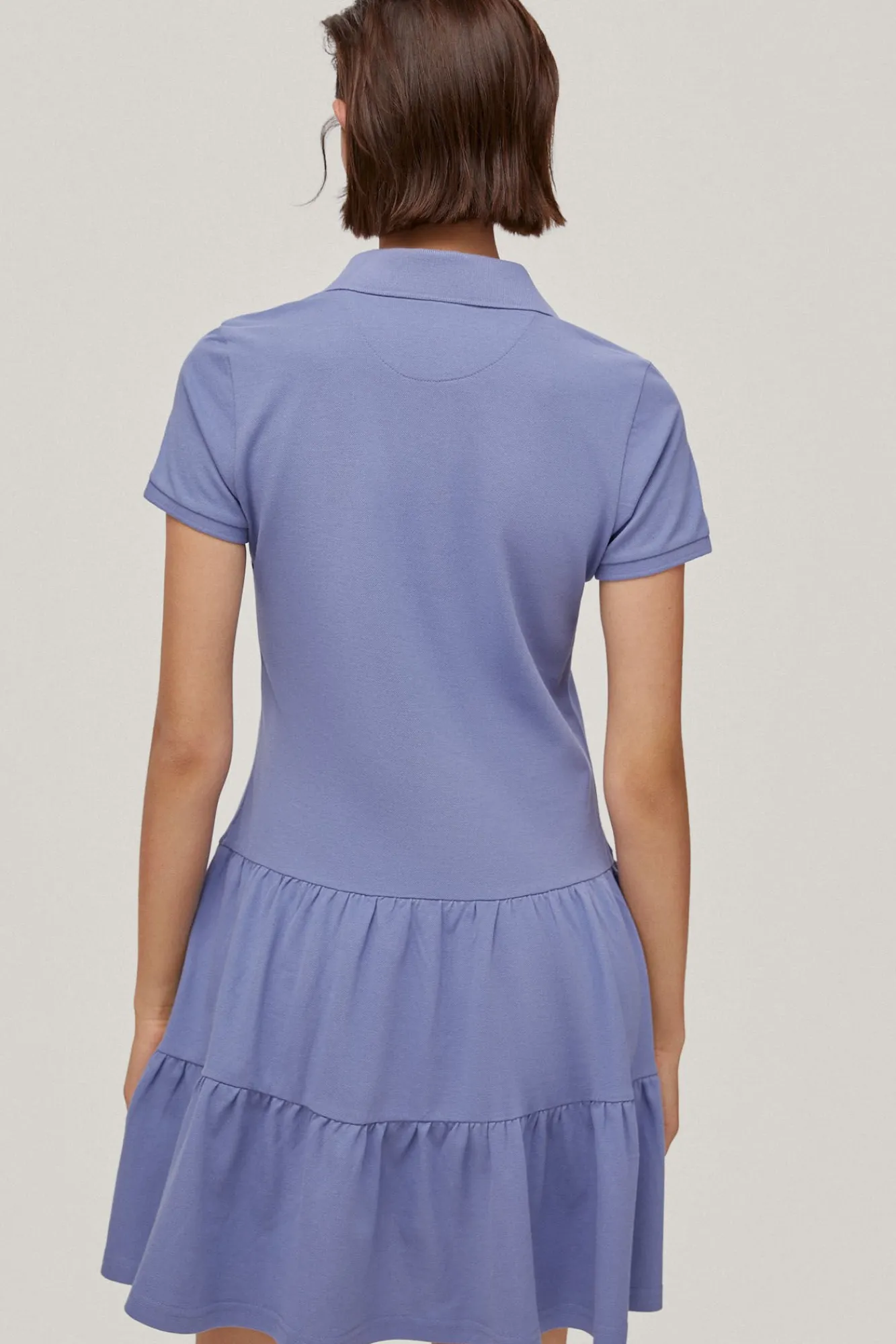 Vestido Polo Manga Corta Volantes^Pedro del Hierro Shop