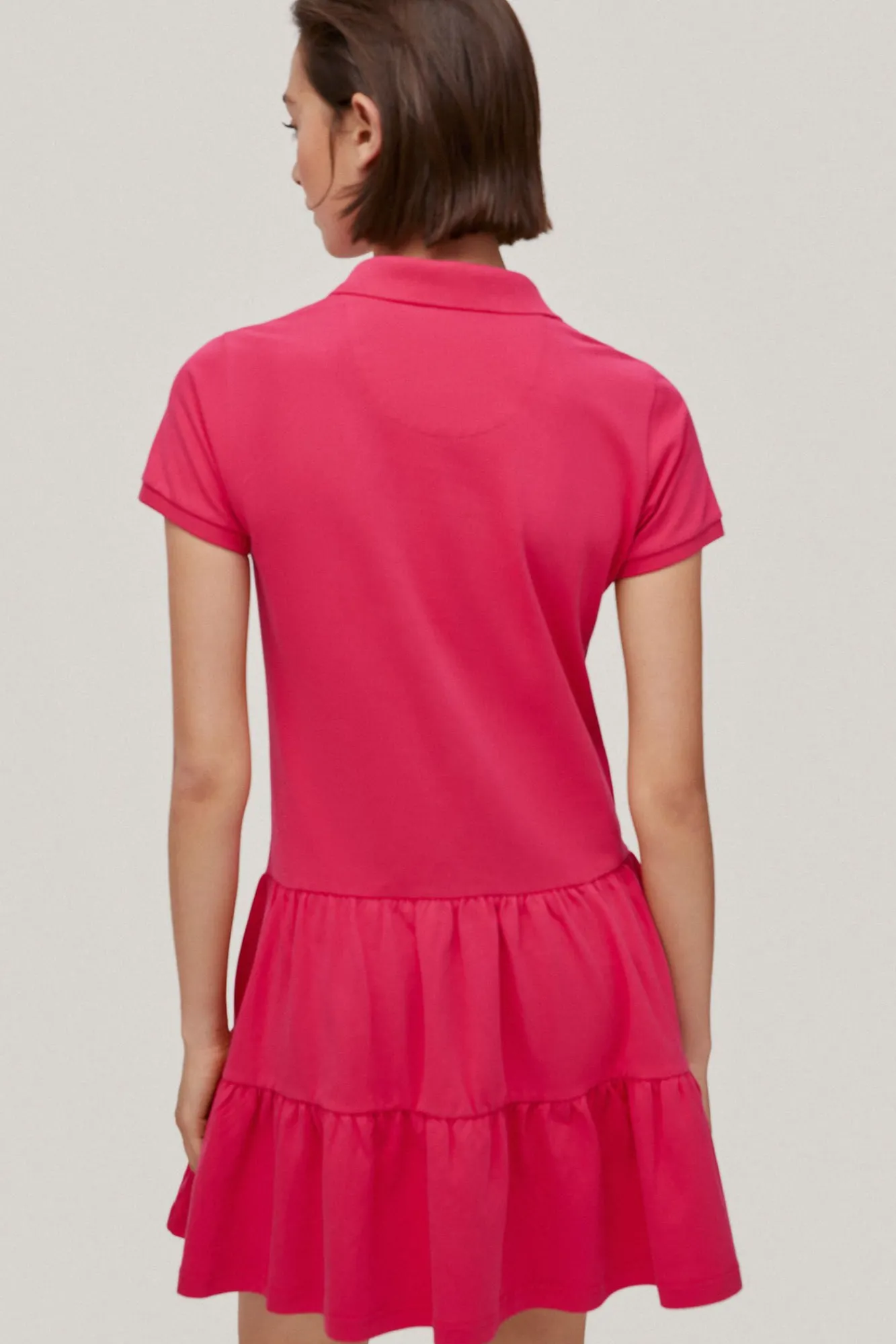 Vestido Polo Manga Corta Volantes^Pedro del Hierro Store