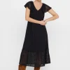 Vestido Punto Calado^Cortefiel Cheap