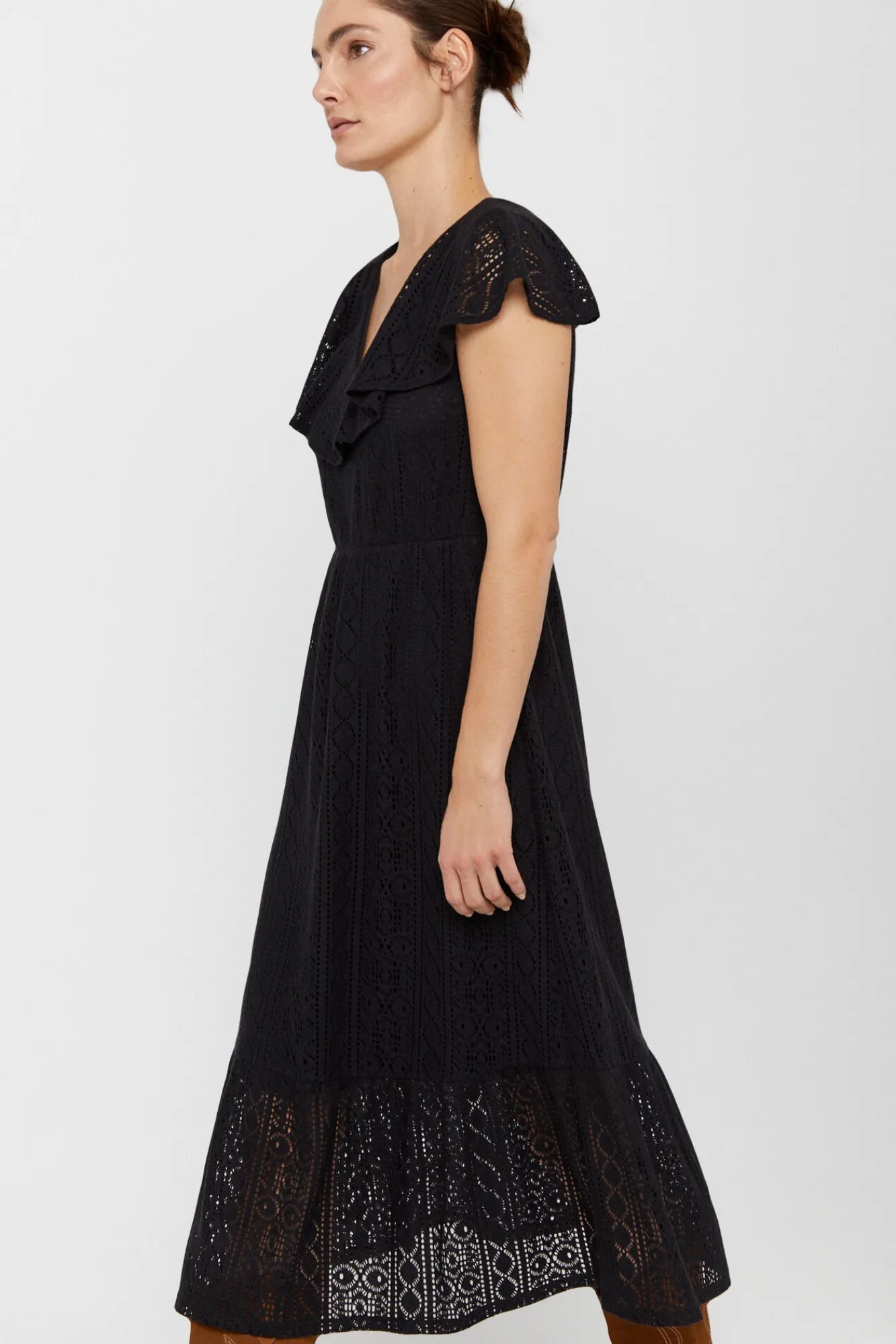 Vestido Punto Calado^Cortefiel Cheap