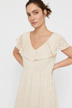 Vestido Punto Calado^Cortefiel Fashion