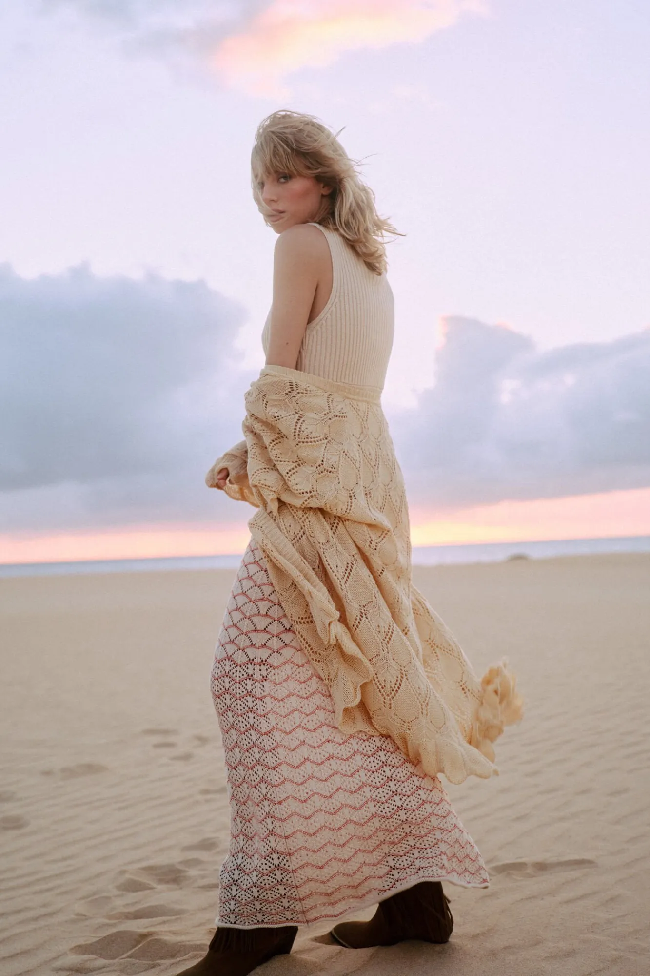 Vestido Punto Ondas^Slowlove Sale