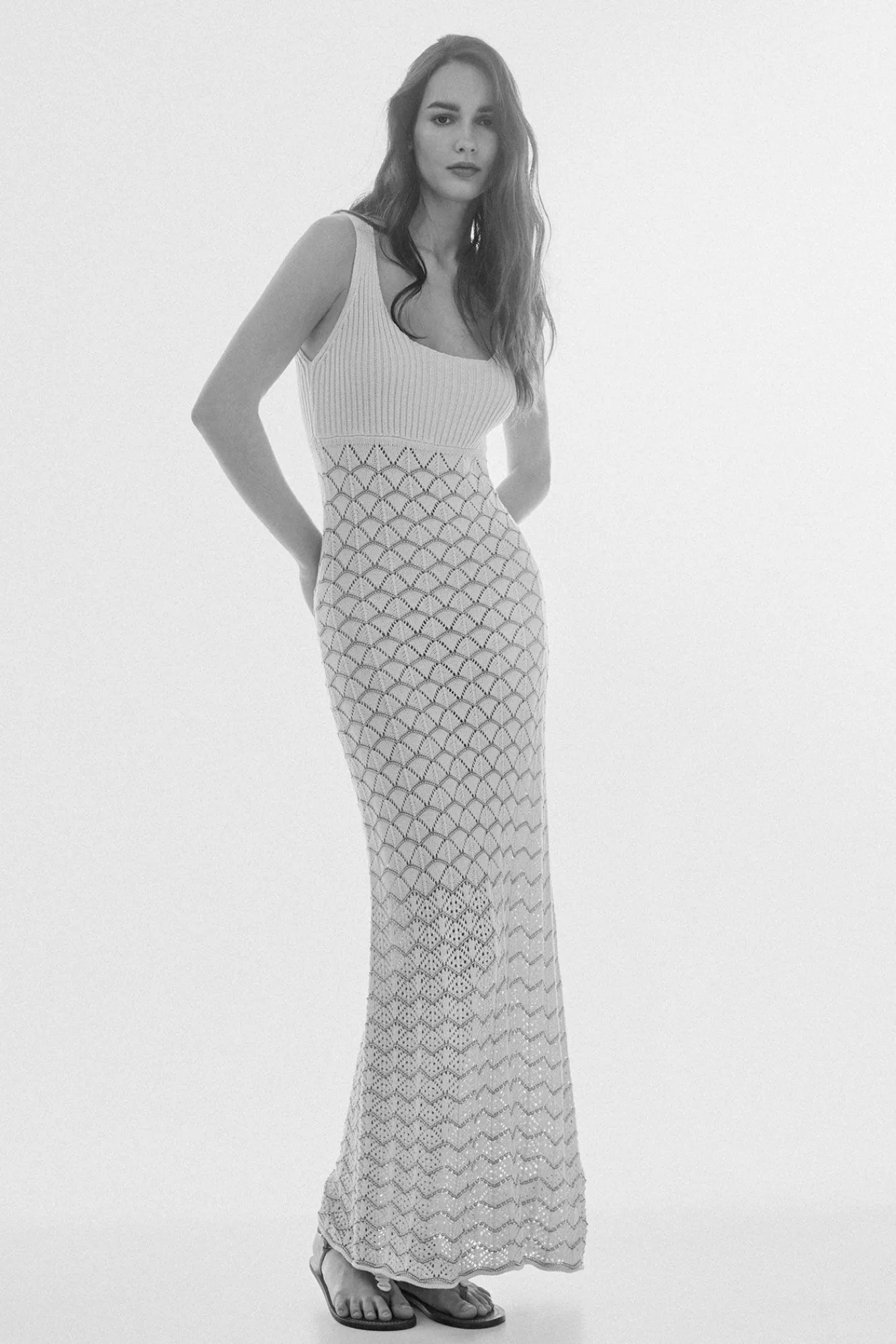 Vestido Punto Ondas^Slowlove Sale