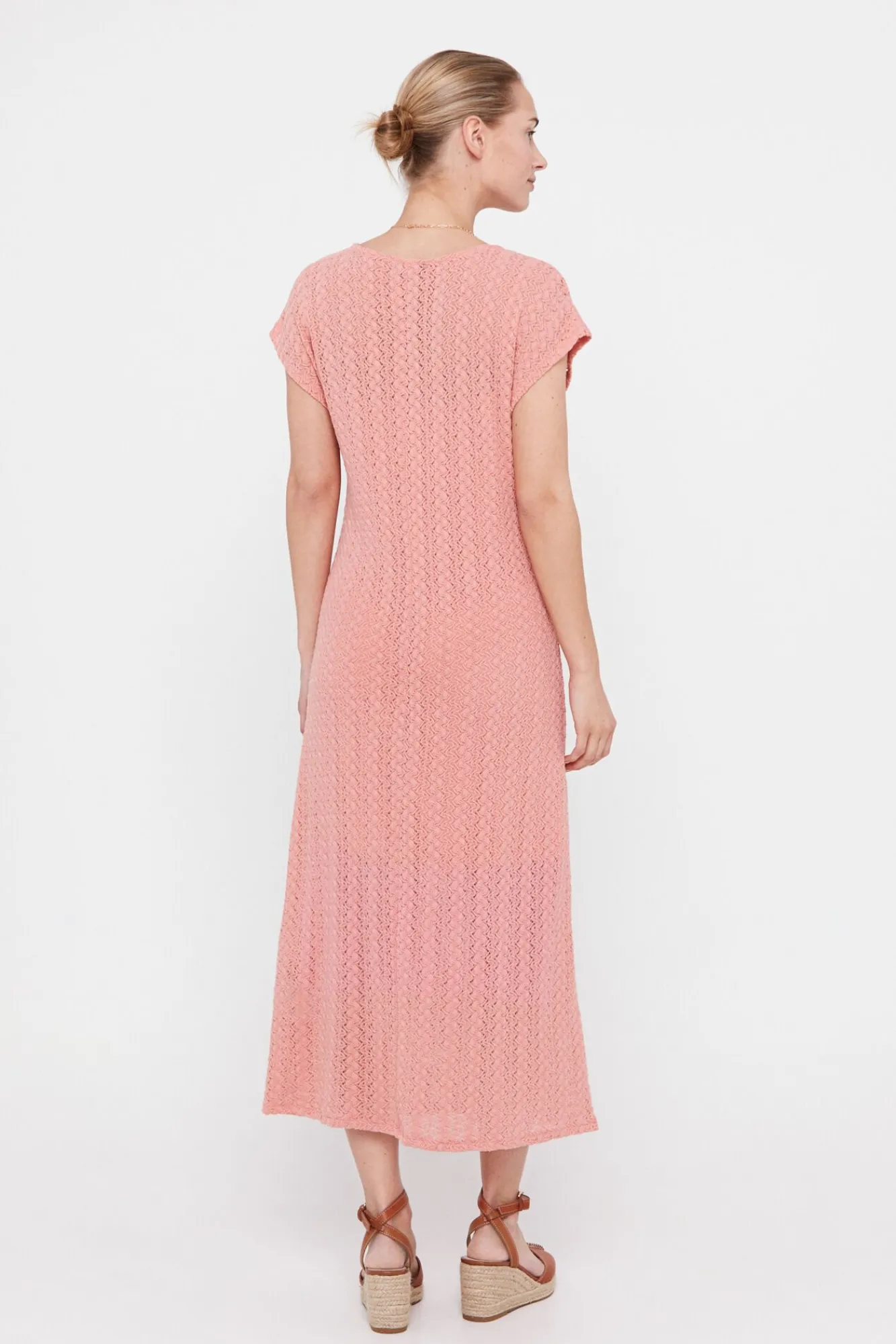 Vestido Punto Plisado Multicolor^Cortefiel Flash Sale