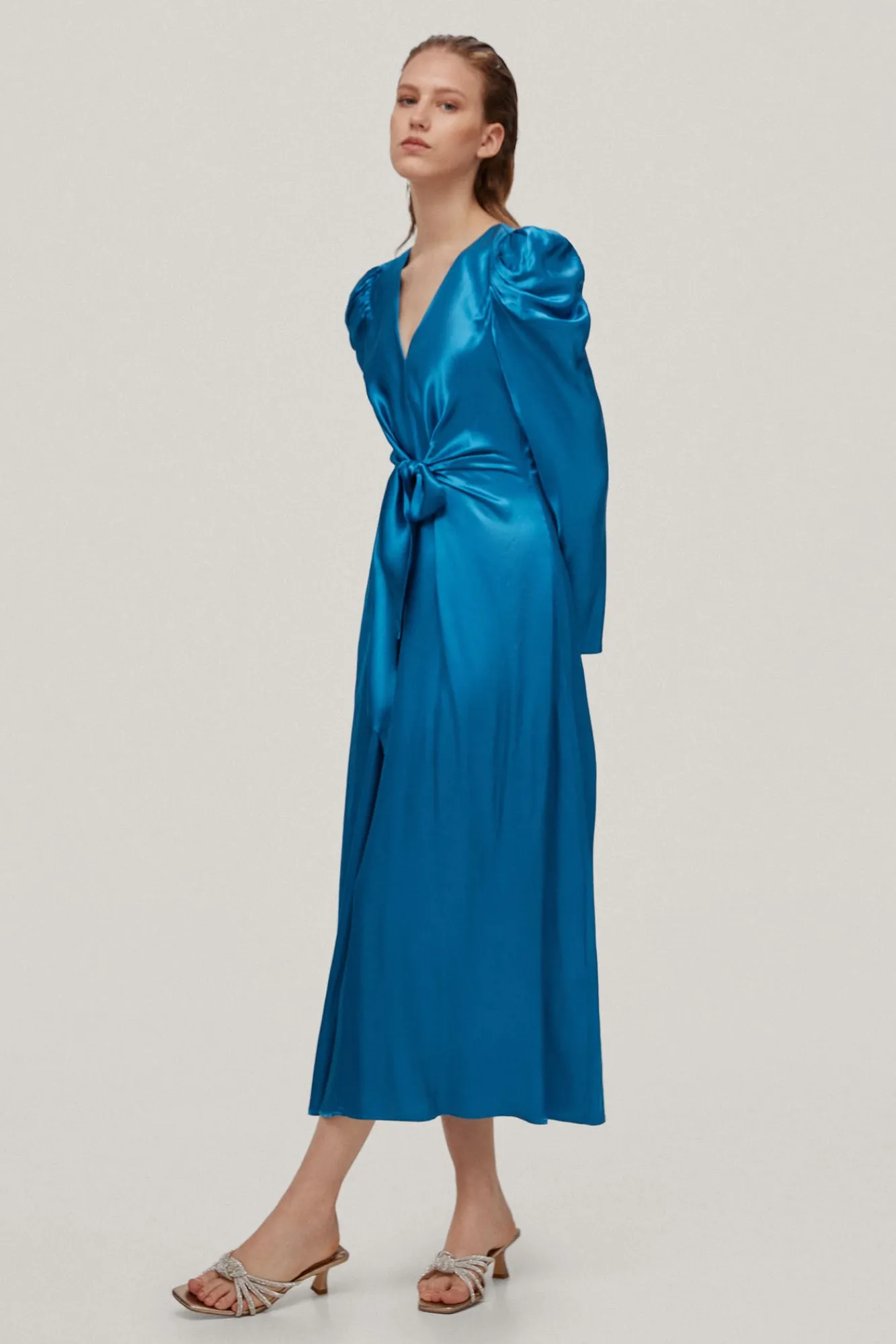 Vestido Saten Nudo^Pedro del Hierro Outlet
