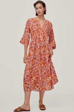 Vestido Tunica Estampado Gometrico.^Pedro del Hierro Sale