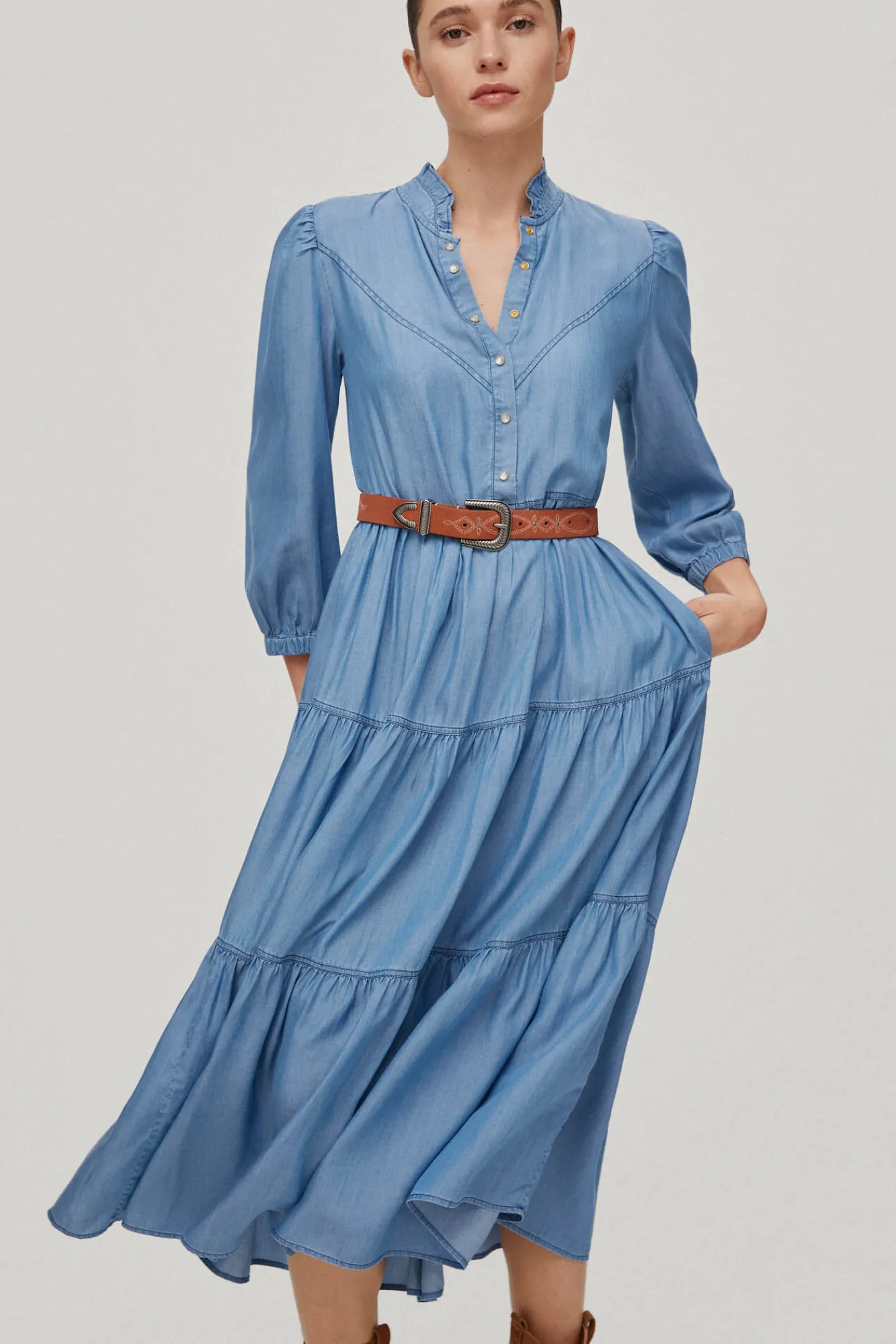Vestido Vaquero Tencel®^Pedro del Hierro Flash Sale