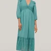 Vestido Viscosa Y Algodon Bordado^Pedro del Hierro Cheap