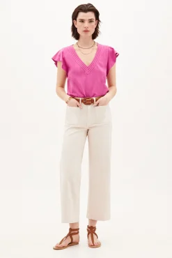 Vicky Camiseta De Algodon Lino^Hoss Intropia Fashion
