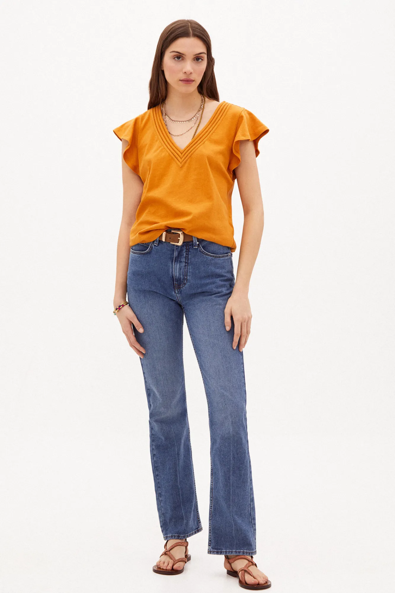 Vicky Camiseta De Algodon Lino^Hoss Intropia Shop