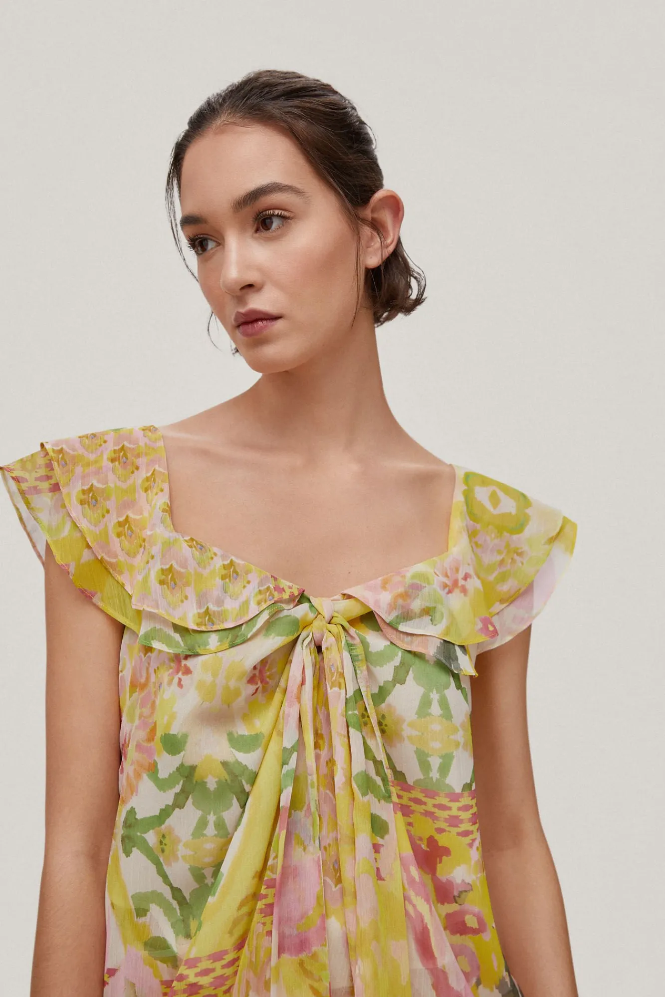 Volantes Estampada^Pedro del Hierro Best Sale