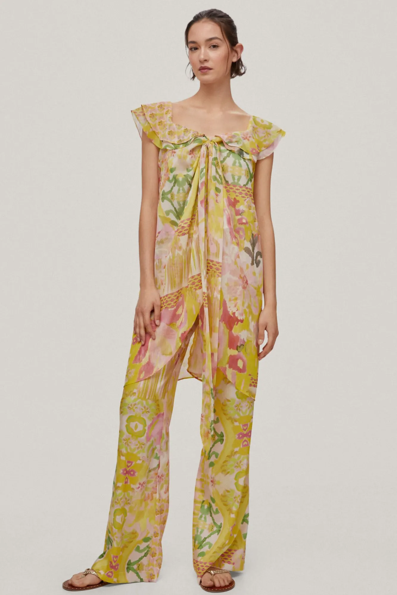Volantes Estampada^Pedro del Hierro Best Sale