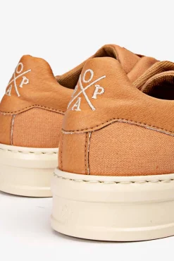 Zapatilla Sneaker Vicort Lona Cuero^Popa Cheap