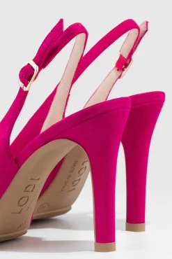 Zapato De Salon Destalonado En Ante^Lodi Sale
