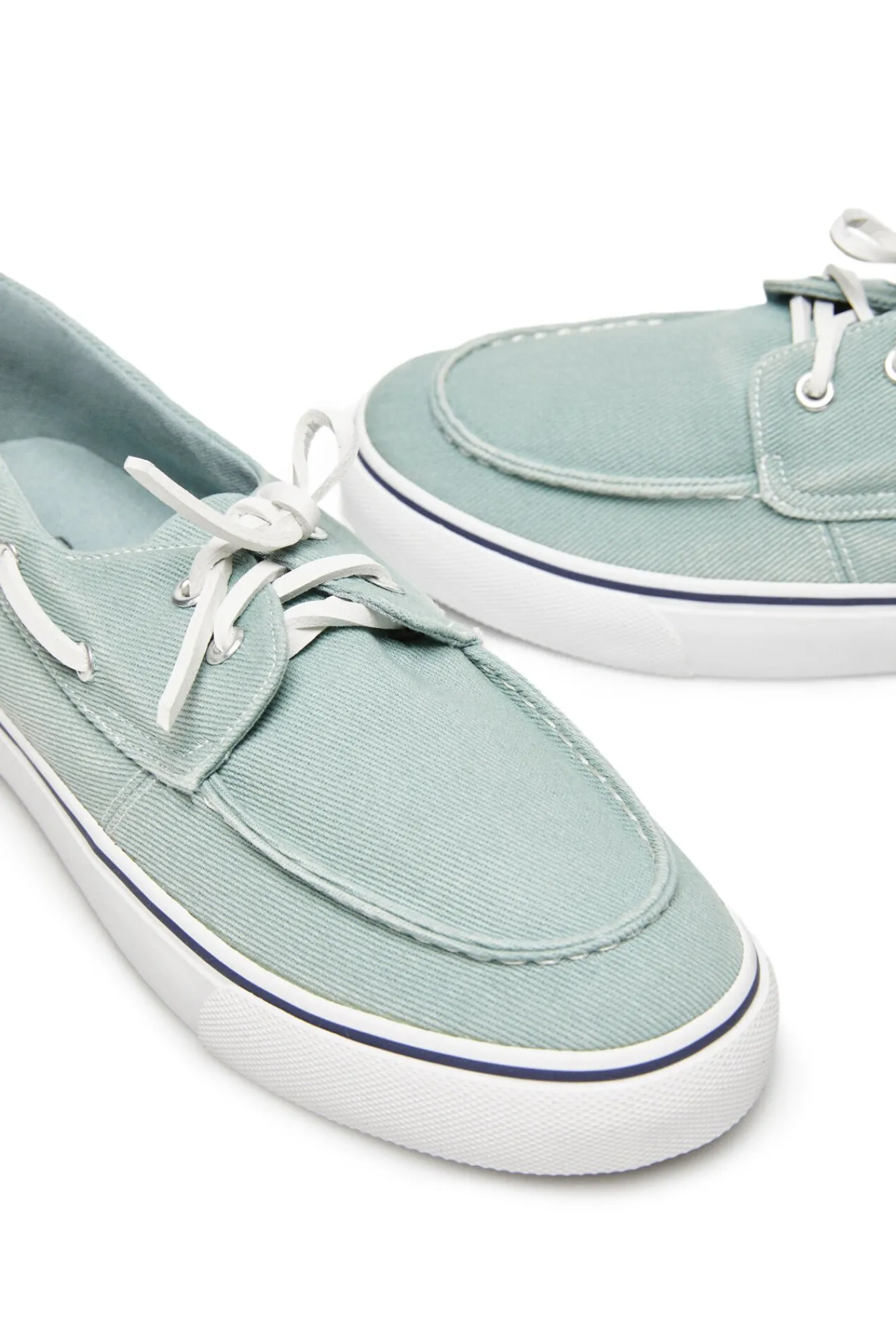 Zapato Nautico Algodon Lavado^Ooto Outlet