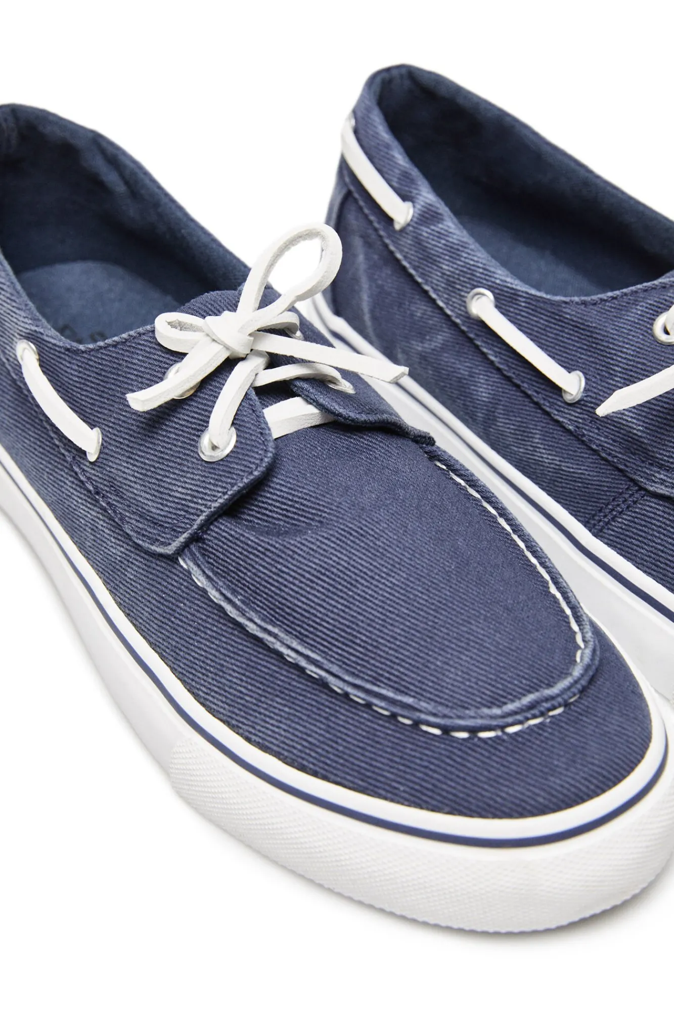 Zapato Nautico Algodon Lavado^Ooto Fashion