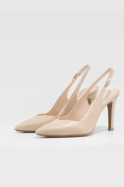 Zapatos De Salon Destalonado En Beige^Lodi Best Sale