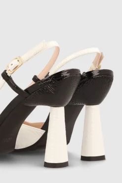 Zapatos De Salon Destalonados En Charol^Lodi Fashion